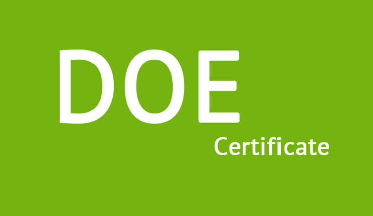 doe cert logo