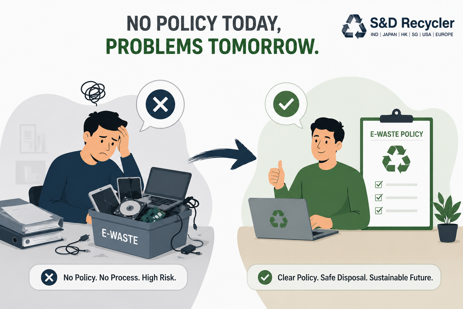 Importance of having a formal office e-waste disposal policy
